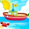 Baby Boat is a cool pretend play sailing game for toddlers