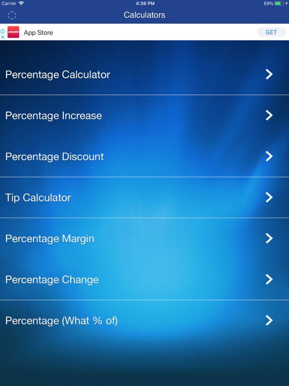 Screenshot #5 pour Percentage Calculators