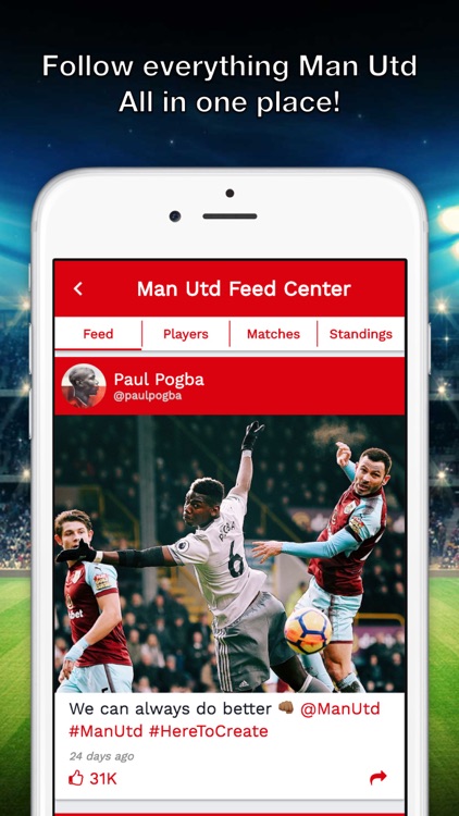 Feed Center for Man Utd News