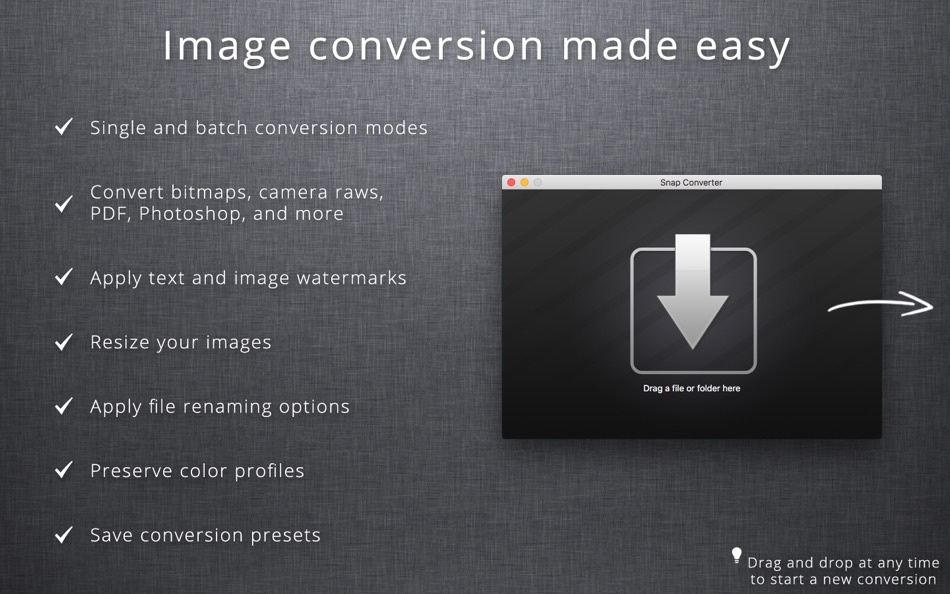 #1. Snap Converter (macOS) 由: Sharpened Productions