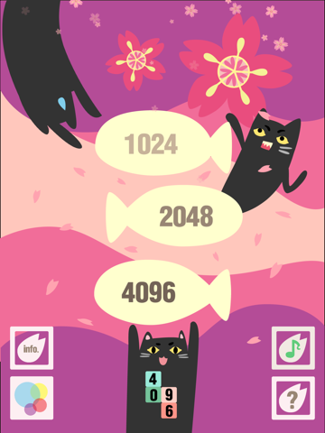 Screenshot #4 pour Cute Cat 2048 -  terris style