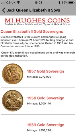 Game screenshot MJH Guide to Gold Sovereigns apk