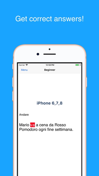 Italian Irregular Verbs screenshot-3