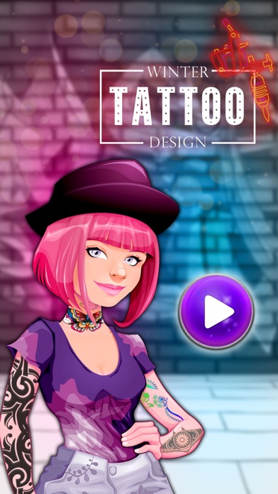 Screenshot #1 pour Winter Tattoo Design Artist