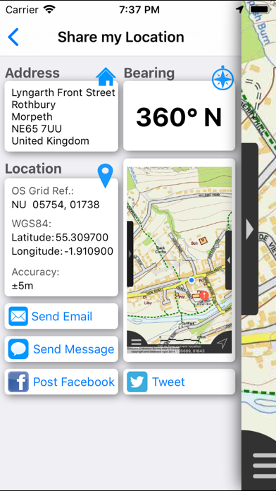 Northumberland Maps Offline Screenshot