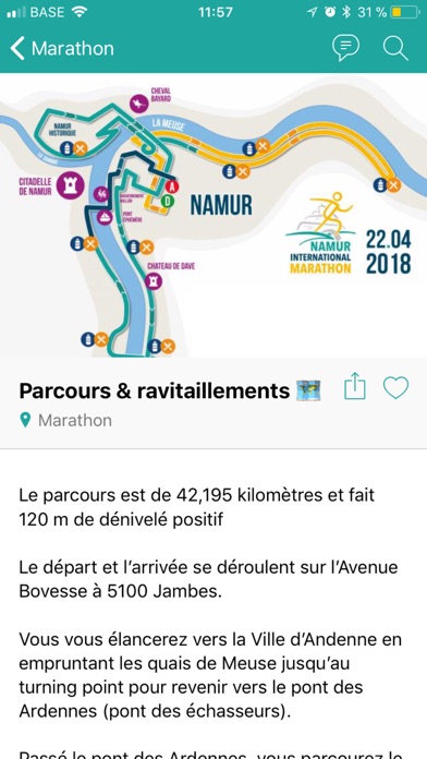 Namur International Marathon screenshot 2