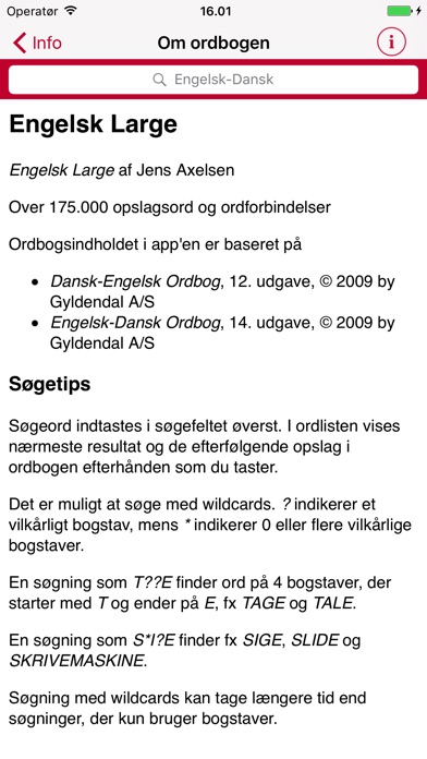 English Danish Dictio... screenshot1