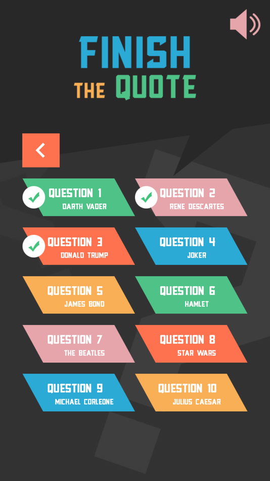 #4. Finish The Quote (iOS) 由: Daniel Baczkowski