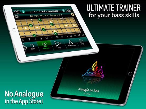 Arpeggios on Bass iPad screenshot 5 - Music app