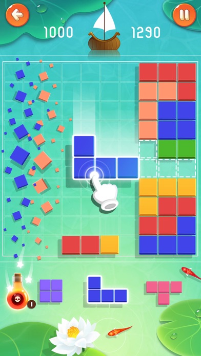 Screenshot #1 pour Block Fish - Fun Puzzle Game