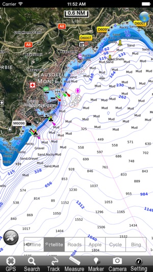 France Mediterranean GPS Chart(圖2)-速報App