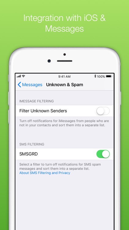 SMSGRD PRO: SMS spam blocker screenshot-3