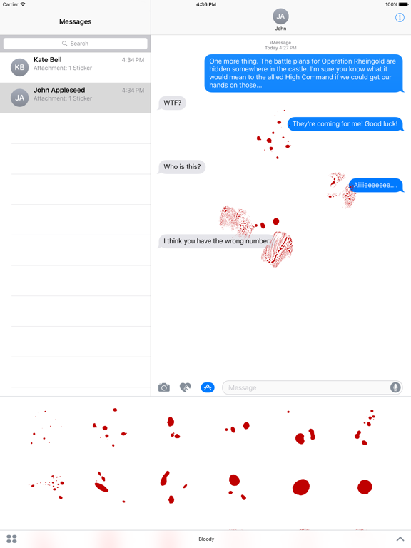 Screenshot #4 pour Bloody Stickers