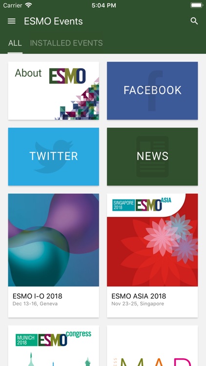 ESMO Events App