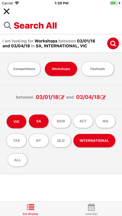 Screenshot #1 pour DanceAus Connect