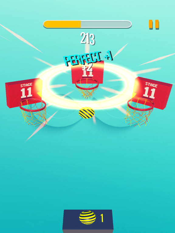 Screenshot #5 pour Dunk King: 3D Ball Hoop