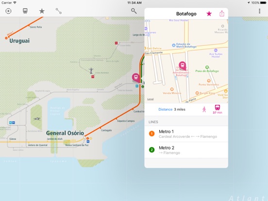 Screenshot #5 pour Rio de Janeiro Rail Map Lite