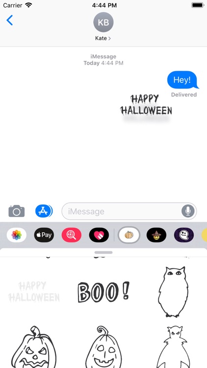Hipster Halloween Stickers