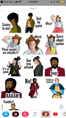 Game screenshot Dirk Gently Stickers apk
