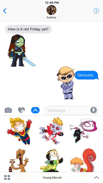 Marvel Stickers: Young Marvelのおすすめ画像2