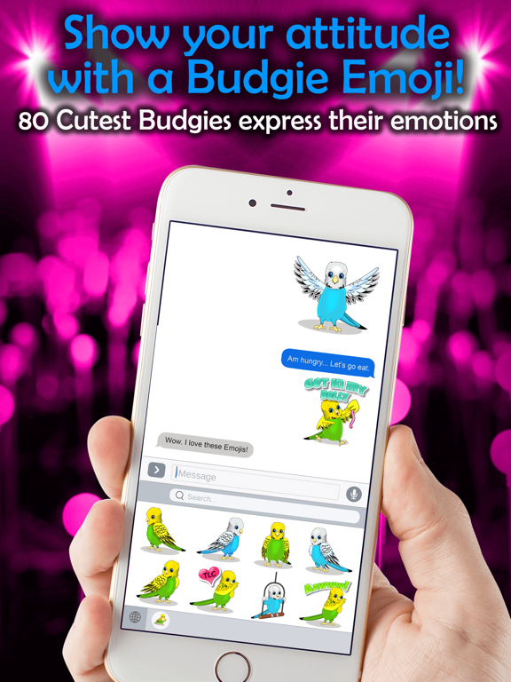 Screenshot #5 pour BudgieMoji - Parakeet Emojis