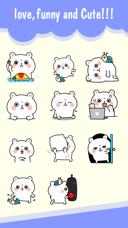 Cool Bear In Love Animated