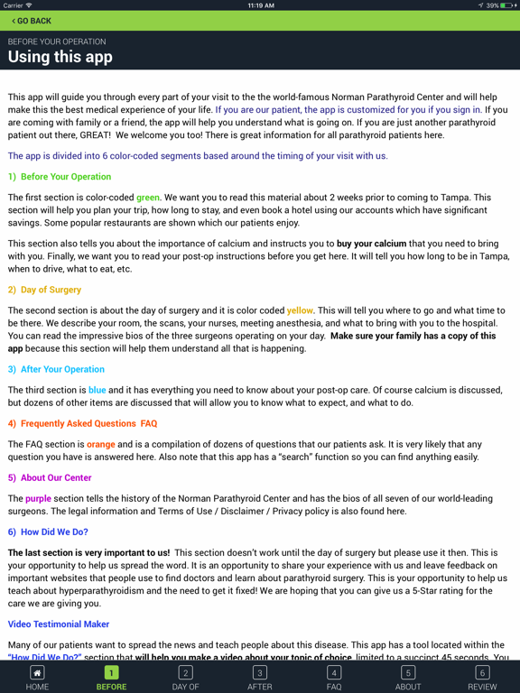 Screenshot #5 pour Parathyroid Surgery Guide