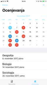 eOcene - šola na telefonu screenshot
