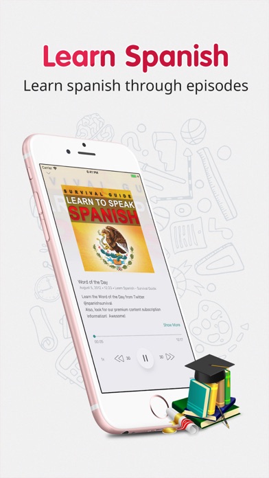 How to cancel & delete Learn Spanish Podcasts from iphone & ipad 4