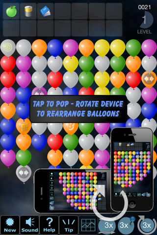 Tap 'n' Pop Classic (Lite): Balloon Group Remove - náhled