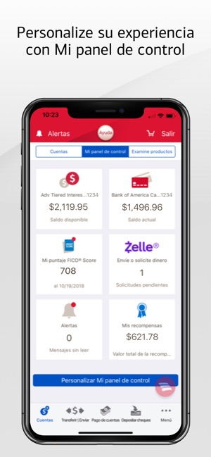 Bank Of America Mobile Banking En Capturas De Pantalla