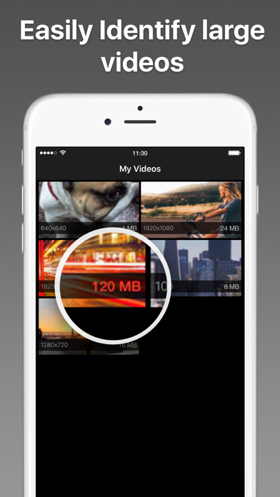 Video Shrinker - Compress And Convert Videos to Free Memory Screenshot 1