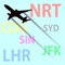 This app is a quiz for learning airport codes and airline codes
