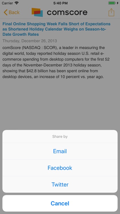 comScore News