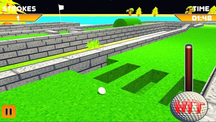 Cartoon Mini Golf Retro screenshot-4