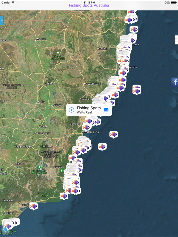 Screenshot #4 pour Fishing Spots Australia