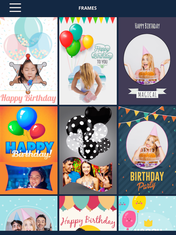 Screenshot #6 pour Birthday Photo Collage