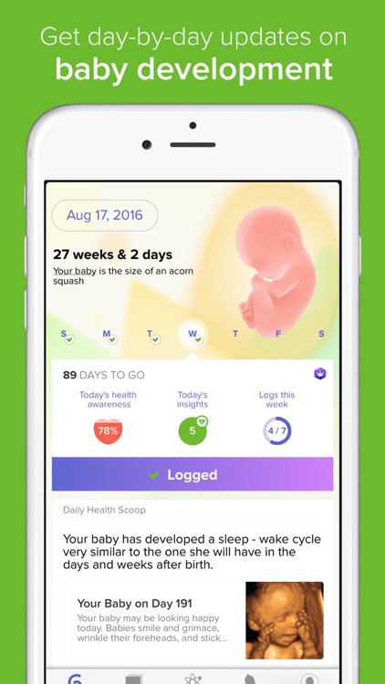 Glow Nurture - Pregnancy Tracker, Baby Calendar screenshot-0