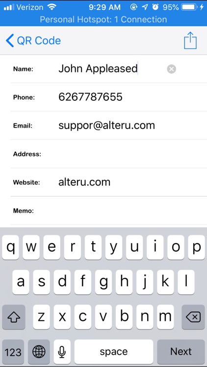 QR Code Reader and Creator