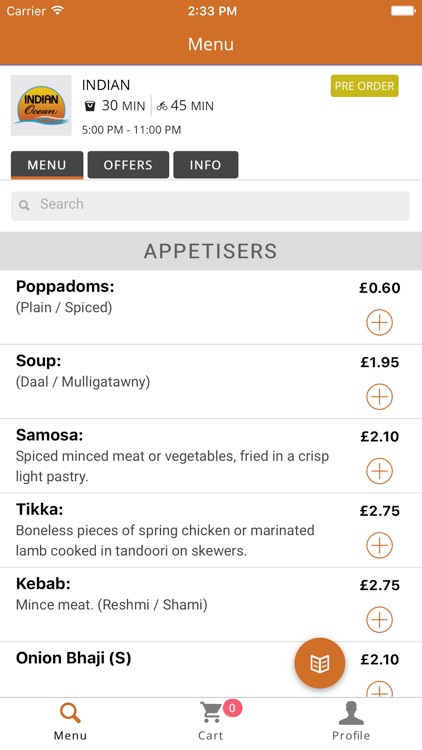 Indian Ocean Restaurant