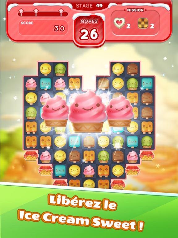Screenshot #6 pour Ice Cream Mania:Match 3 Puzzle