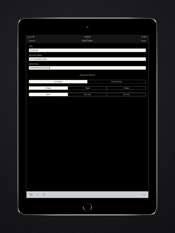 Screenshot #5 pour FastAuth Authenticator