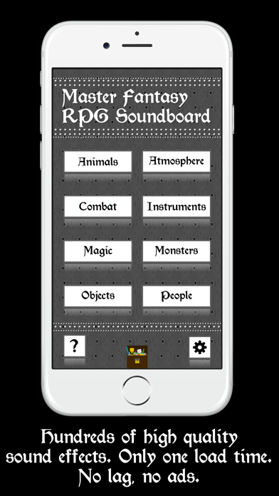 Screenshot #1 pour Master Fantasy RPG Soundboard