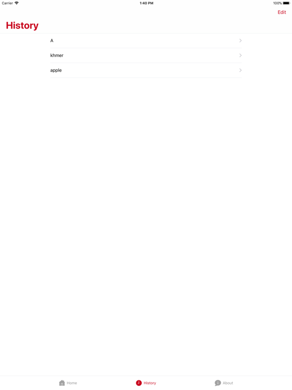 EN-KH Dictionary Free iPad screenshot 4 - Education app