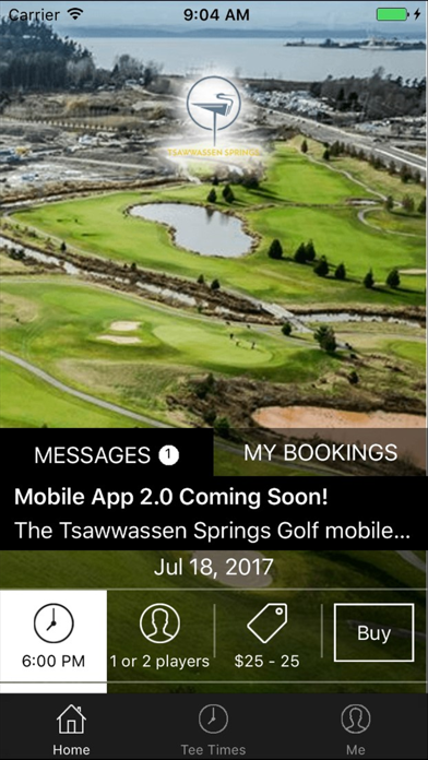 Screenshot #1 pour Tsawwassen Springs Tee Times