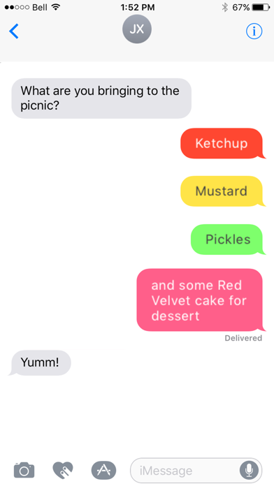 Message Makeover - Colorful Text Message Bubbles Screenshot