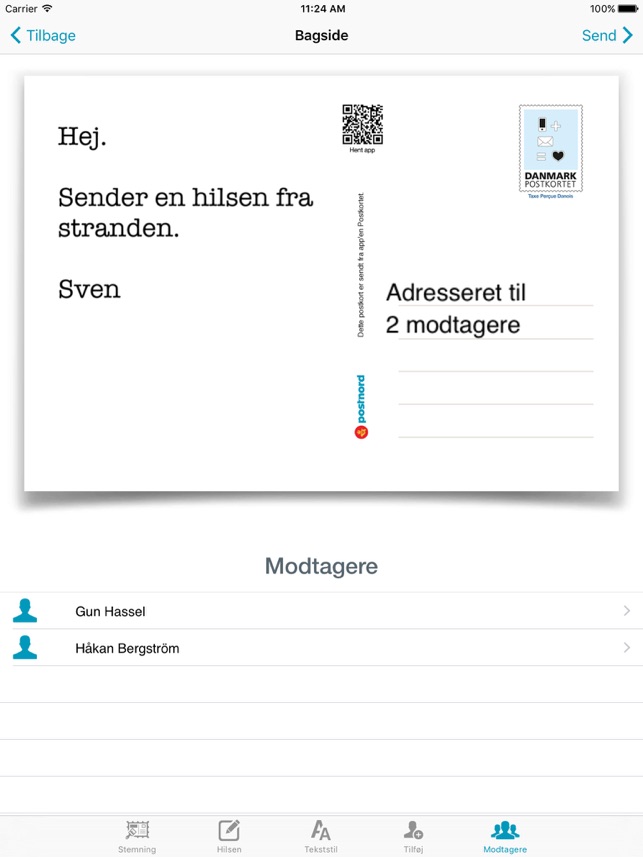 postkortet