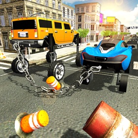 螢幕擷取畫面 (4) Elevated Chained Car Racing 3D