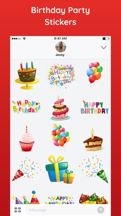 Happy Birthday Sticker HBD Appのおすすめ画像3