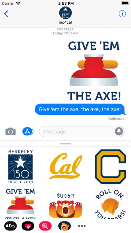 Cal Bears Stickers